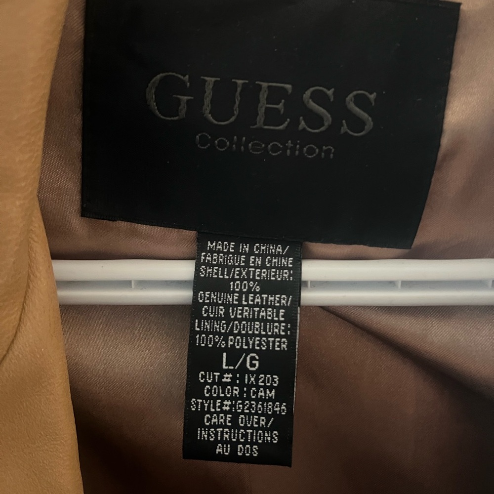 Guess Tan Embroidered Jacket - Picture 2 of 7